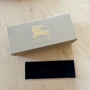 Burberry Box & Cleaning Cloth for Sunglasses